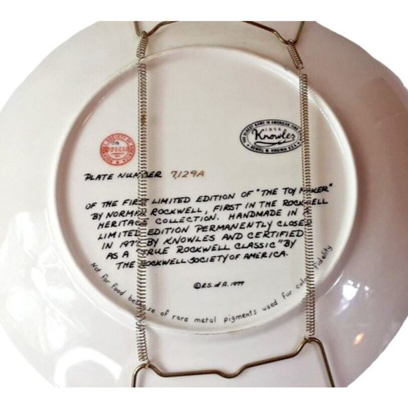 Vintage Knowles Norman Rockwell Plates Set of 3 Heritage Collection Decorative - Picture 8 of 8